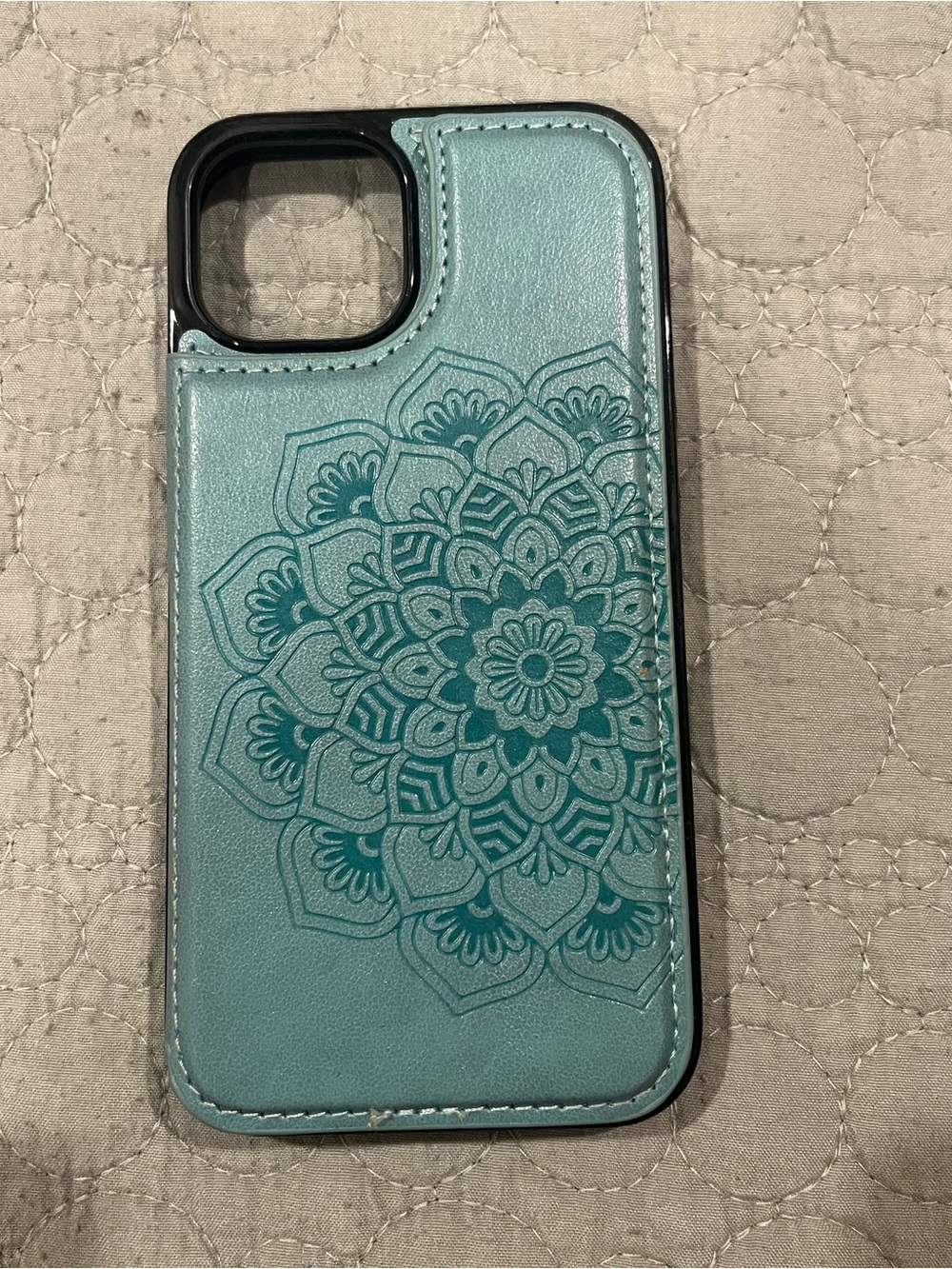 iPhone 13 western leather case